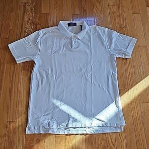 John Ashford White Polo Shirt Size XLT